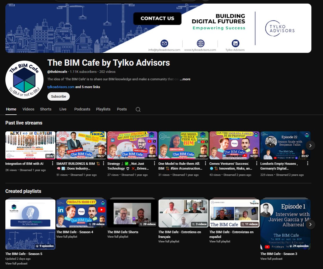 The BIM Café (Multilingual playlists)